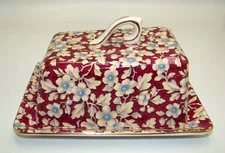 Lord Nelson Royal Brocade Chintz Cheese Keeper Butter Dish