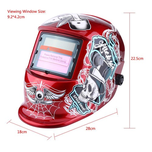 Pro Solar Auto Darkening Welding Helmet Arc Tig Mig Grinding Welder Tool Part - Picture 8 of 8