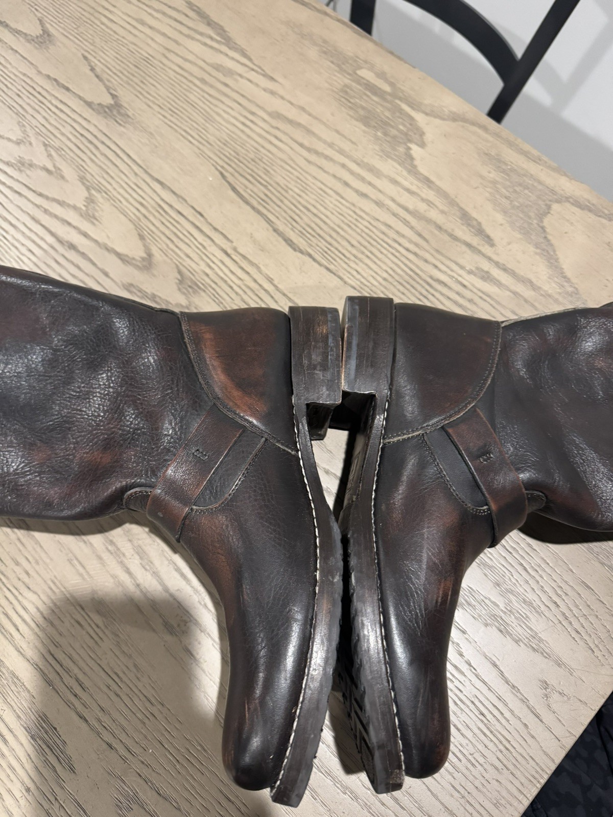 Frye Smith Engineer Short Leather Motorcycle Boot… - image 12