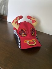 Monster Jam El Toro Loco Hat Cap Truck Bull Flame Horns Adjustable