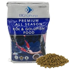BIG Kahuna Koi Fish Food- 20lbs Koi Food – Made in The USA-Food Floating Pellets