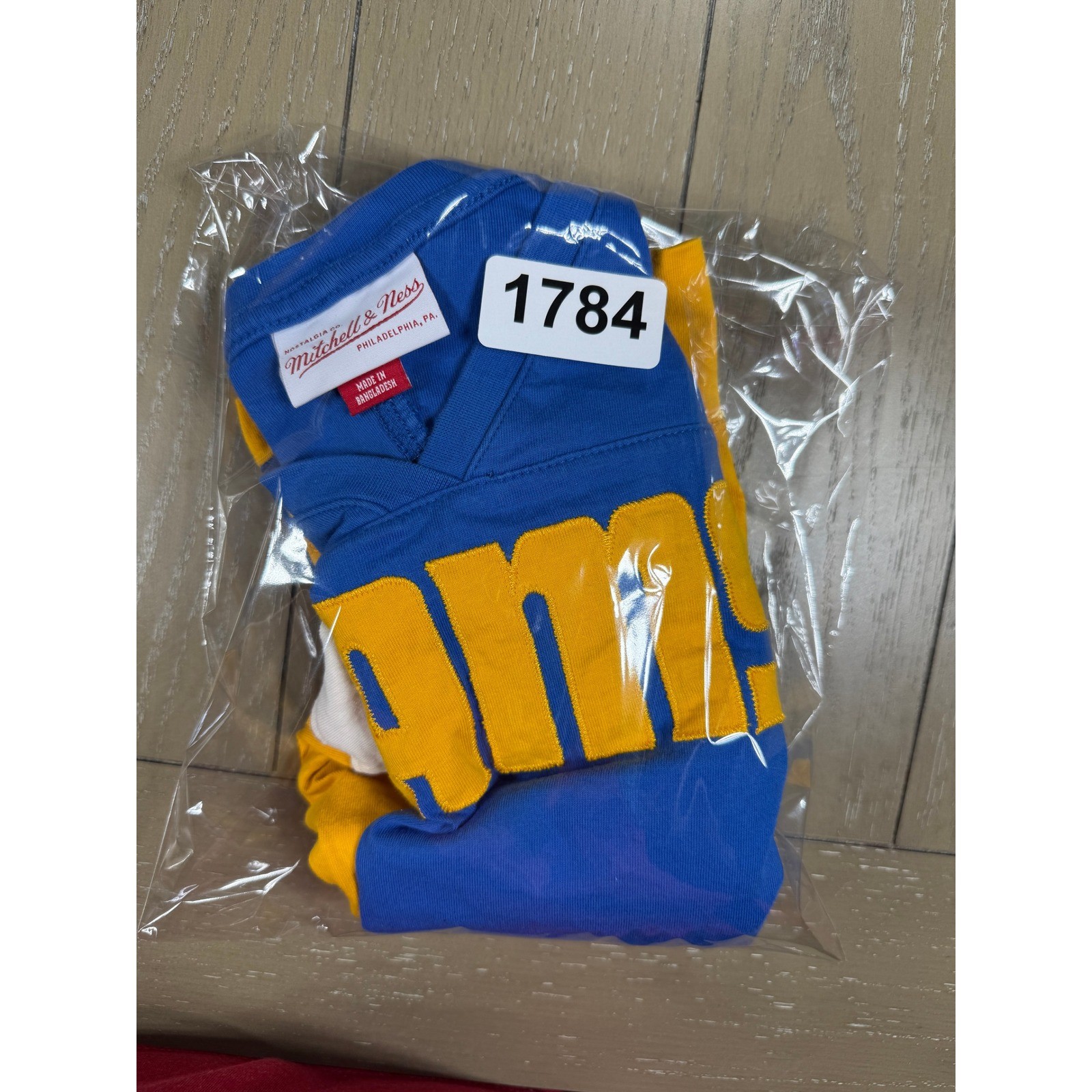 Los Angeles Rams Jersey Kids Small Blue 1979 Retro Football Mitchell Ness