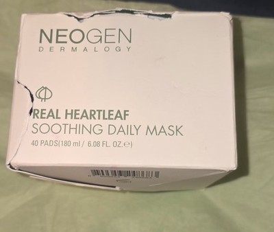 NEOGEN DERMALOGY REAL HEARTLEAF SOOTHING MASK - 180ML (40 PADS)