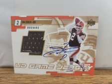2000 Upper Deck - Ud Game Jersey Tim Couch #TC-A Signed (AU, MEM)