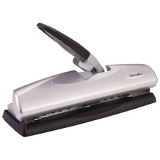 3 Hole Punch, 20 Sheet Capacity Three Hole Puncher 3 Ring, Adjustable 2-7 Hol...