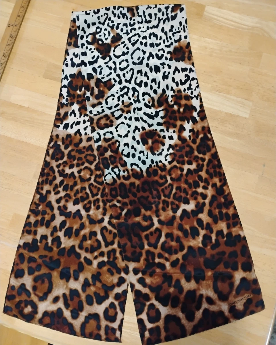 Bufanda Ligera De Leopardo Para Mujer, Talla única, 90x180 Cm, Material Suave Y Transpirable