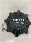 Moto Metal T142L215-H39-S1 Gloss Shiny Black Center Cap with Screws T142L215
