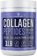 Collagen Powder 1lb Hydrolyzet Protein Type 1 & 3 | Hair Skin Nails Joint USA