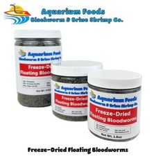 Freeze-Dried Bloodworms - Discus, Cichlids, Tropicals, Carnivorous Plants. JAR