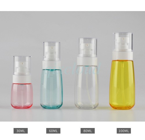 Refillable Travel PET Lotion Pump Bottles Cosmetic Creme Gel Container - Picture 7 of 9
