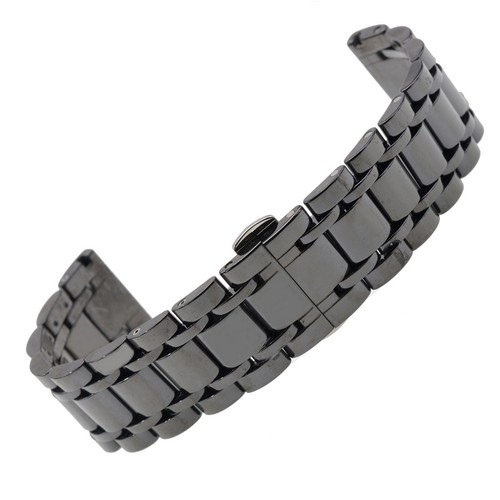 Ceramic Black White strap bracelet band fits RADO DiaMaster men women - Picture 3 of 13