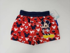 Disney Baby Infant Swim Trunks Size 3/6 Months - New - Mickey Mouse