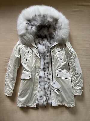 NWT Nicole Benisti Belleville Intarsia Reversible Fox Fur NWT Nicole Benisti Belleville Intarsia Reversible Fox Fur