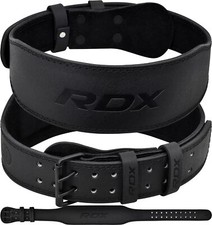 RDX Weight Lifting Belt Gym Fitness, L Fits 29 to 33 Inches, Black 4 Inch