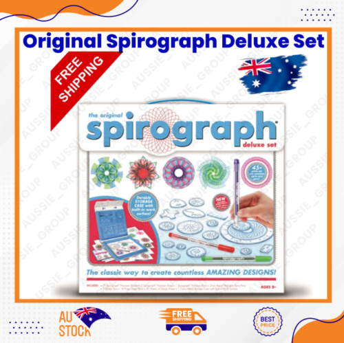 The Original Spirograph Deluxe Set - FREE SHIPPING - AUSTRALIA* - Picture 1 of 3