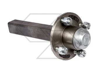 Semiasse senza freno per ruota trattore agricolo Ø40mm NEWGARDENSTORE