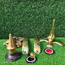 Messing Schuppen Deutsch Leder Kinn Pickelhaube Preu&szlig;ische Helmleiste Helmteile