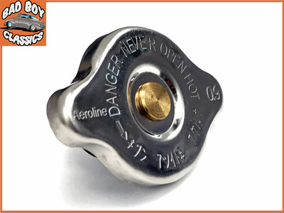 Toyota Supra 1986-92 Aeroline  STAINLESS STEEL Rad Radiator Cap 0.9 Bar 13psi