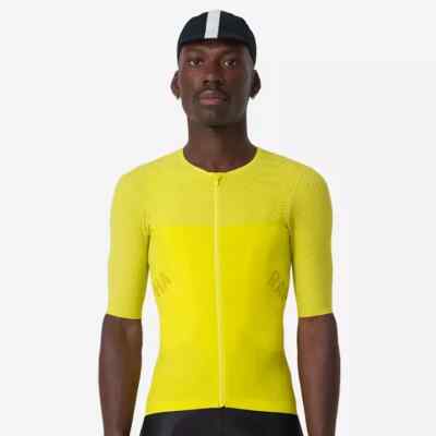 RAPHA HERREN PRO TEAM CRIT RADTRIKOT OBERTEIL CHARTREUSE/GECKO GELB GR. L/XL/XXL