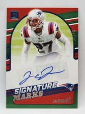 2021 Donruss Football - Signature Marks Green Auto 21/25 - J.C. JACKSON - #SM12