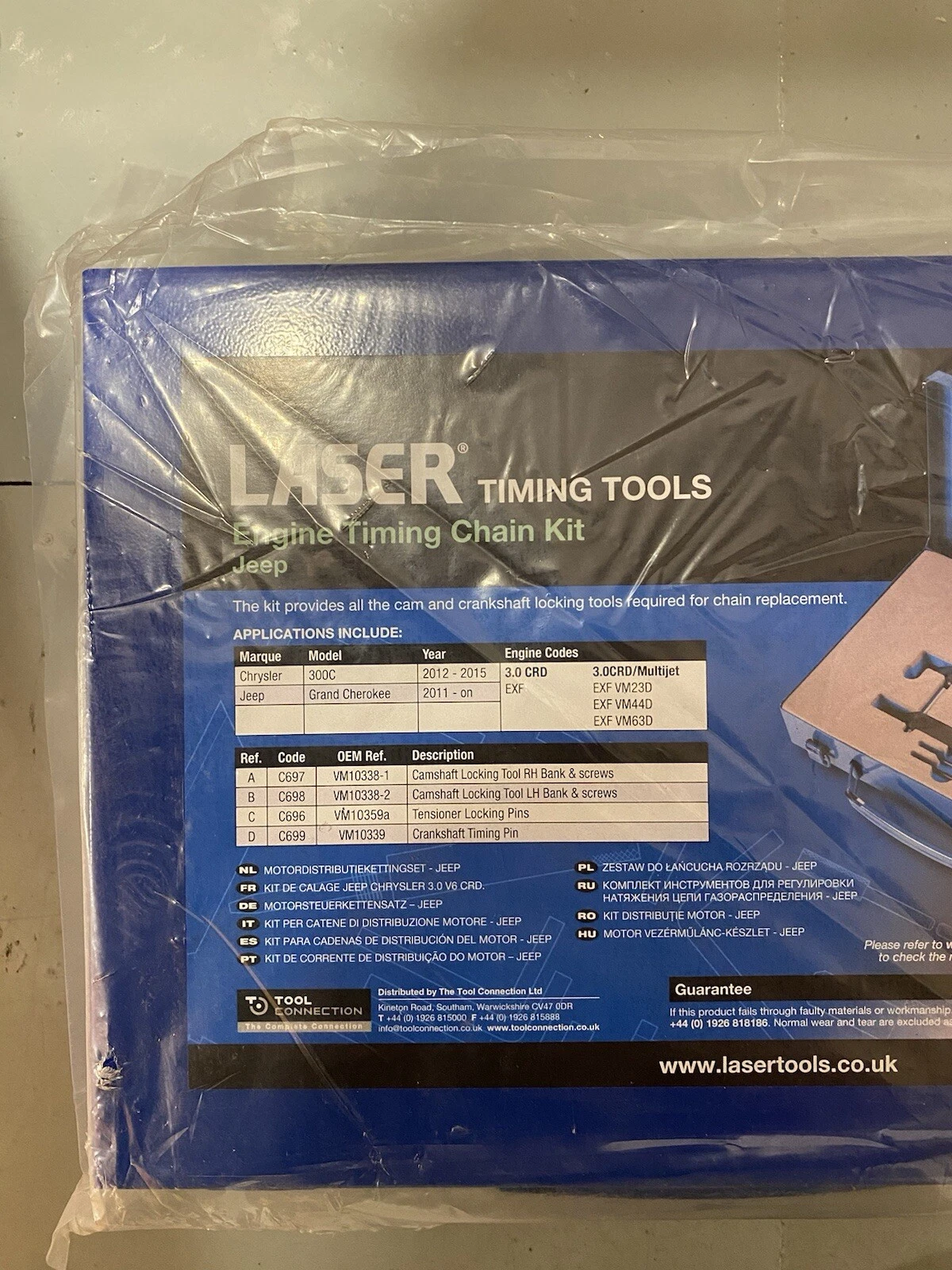 Laser Engine Timing Chain Kit for Jeep Grand Cherokee Chrysler 6299 Brand New 2