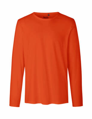 Herren Langarmshirt Fairtrade Bio Baumwolle Langarm Shirt Rundhals Jersey XS-5XL