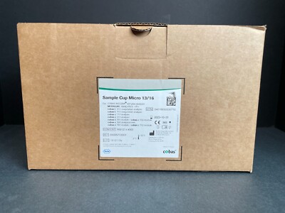 Roche Sample Cup Micro 13/16 Compatible with Cobas Case of 200 Cups