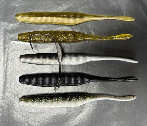 Set di esche stick stile DoLive stile pesca lucertola 5"" cornovaglia fatti a mano