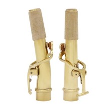 2PCS Excellent Soprano Saxophone neck Straight Neck & Curved Neck brass material