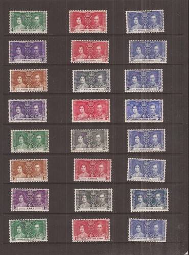 KGVI 1937 CORONATION 56 SETS MH - Picture 5 of 14