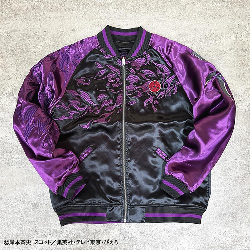 Karakuri Soul x NARUTO Sasuke Sukajan Black / Purple Japan | eBay