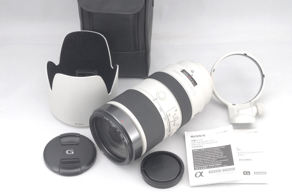 SONY 70-400mm F/4-5.6 G SSM II Lens SAL70400G2 For A mount SONY 70-400mm F/4-5.6 G SSM II Lens SAL70400G2 For A mount