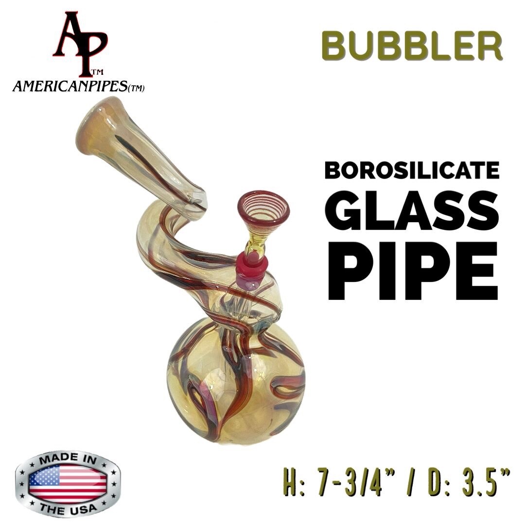 INHALE® Borosilicate Glass Color  water pipe Bubbler