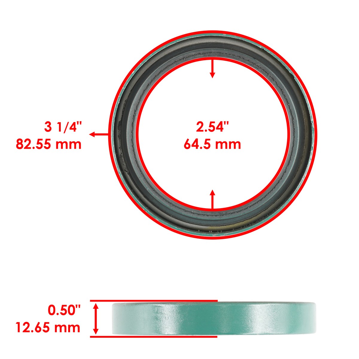 Polaris Front Wheel Hub Clutch Seal | 3610019 | GU1581AZ108HF