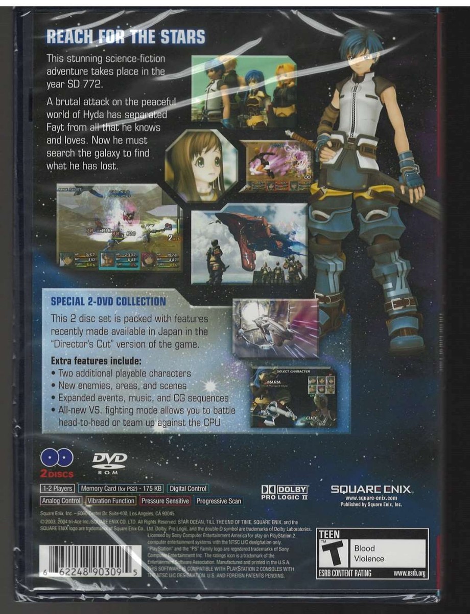 Star Ocean: Till The End Of Time (Greatest Hits) PS2 (Brand