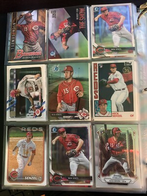 9 Card Lot Nick Senzel Washington Nationals  Cincinnati Reds  AL60