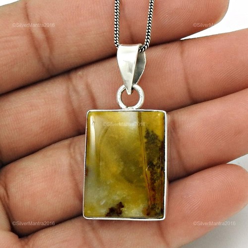 Cushion Natural Mookaite Anniversary Handmade Bezel Sister Pendant 925 Silver