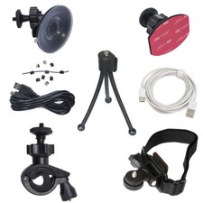 Tripod Suction Mount Tape Adapter Sets for Mobius Maxi 2.7K/4K 32 Action Camera