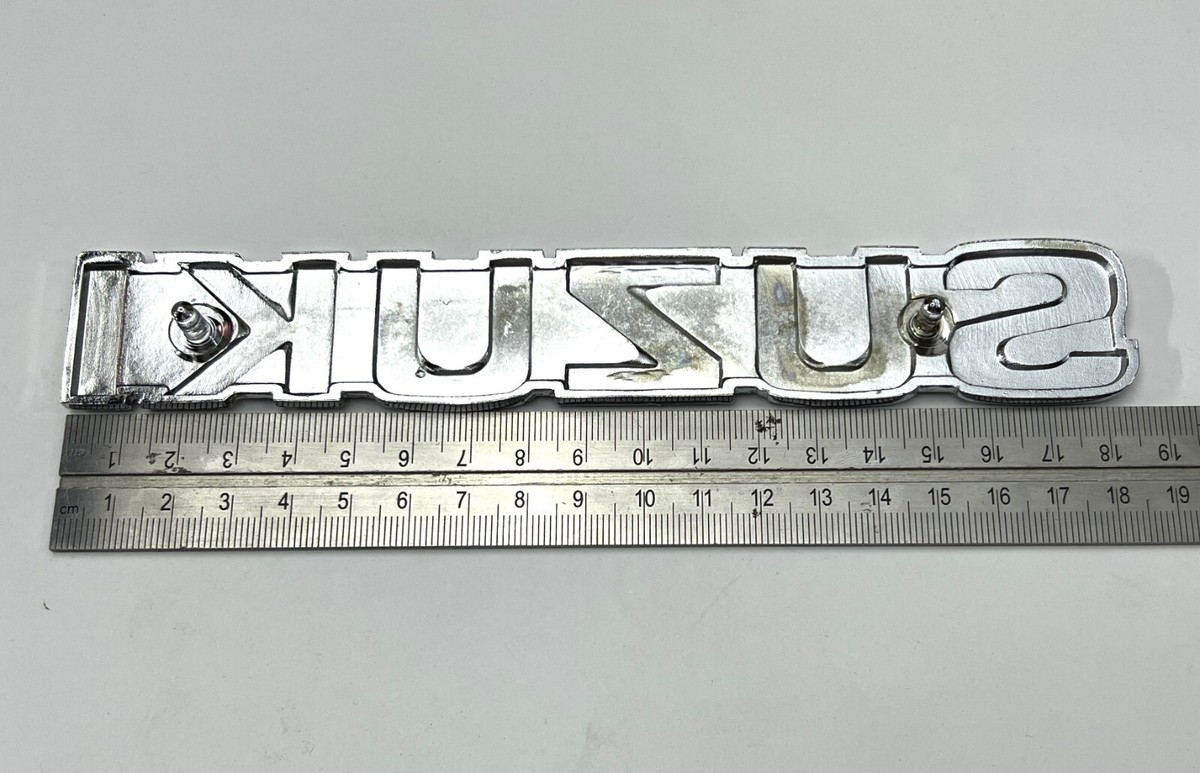 SUZUKI Tank Badge for GT750 RE5 M A 1975 1976 model chrome New