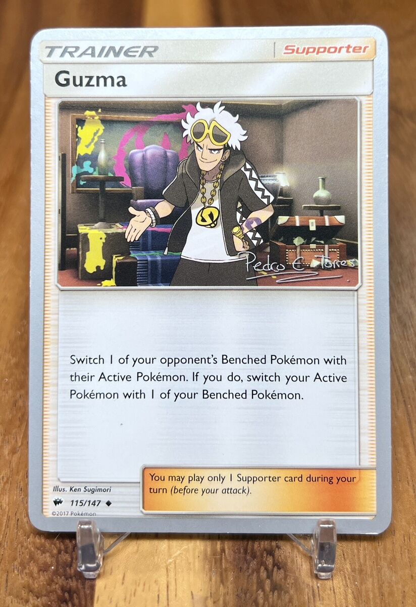 Guzma 115/147 2018 World Championship Trainer Pokemon Card Guzma 115/147 2018 World Championship Trainer Pokemon Card