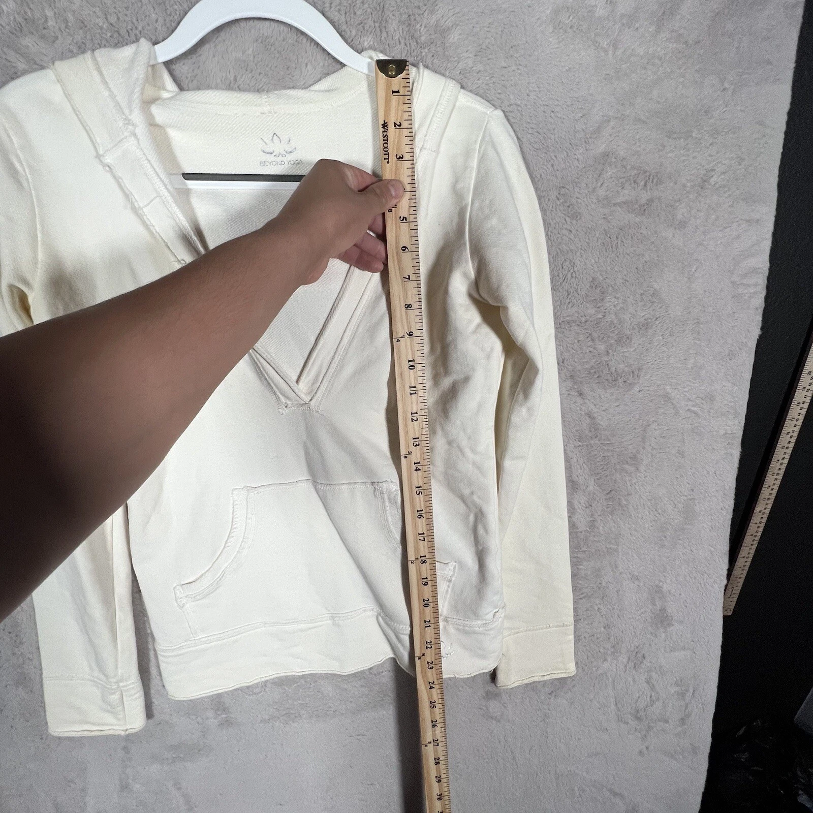 beyond-yoga mikina s kapucí strečová dlouhý rukáv sweater
