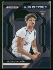 2024 Panini Prizm Draft Picks Basketball - New Recruits Base - #7 Tidjane Salaun