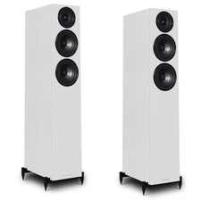 Wharfedale Diamond 12.3 Floorstanding Speaker, White, Pair #whd123wht 1