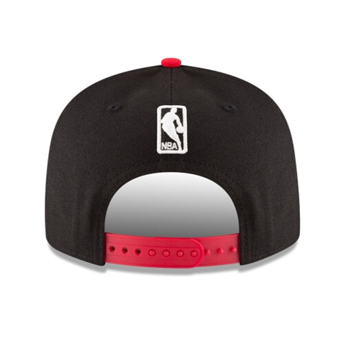 New Era Chicago Bulls 2 Tone Snapback Hat Match Air Jordan 11 Bred Black Red Cap - Picture 6 of 7