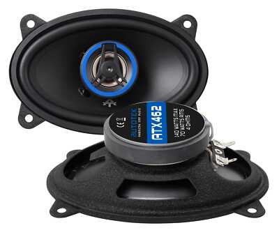 Autotek ATX462 10x15cm (4x6 Zoll) 2-Wege Auto Lautsprecher 140 Watt Koaxial