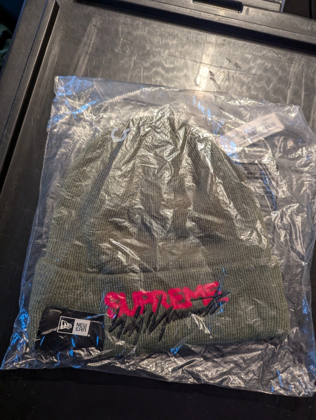 Bonnet Supreme/Yohji Yamamoto New Era   Olive   Neuf   FW20