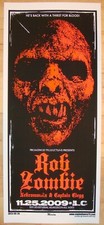 2009 Rob Zombie - Columbus Silkscreen Concert Poster s/n by Mike Martin