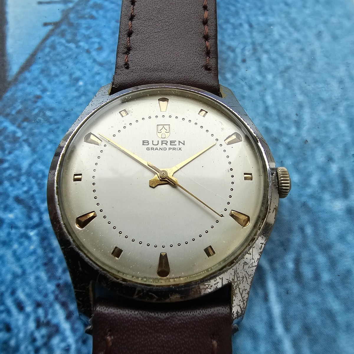 Vintage Buren Grand Prix Hand-Winding Men's Watch | eBay