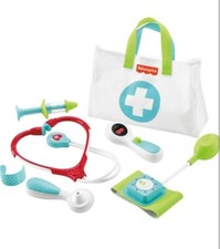 Doctor Playset Medical Kit 7 Piece Toy for Dress Up and Preschool Pretend Play