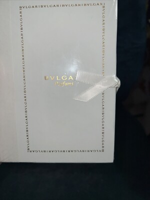 RARE BULGARI SEALED PARFUM SAMPLE CARD FOLDER WITH ASSORTED CARDS